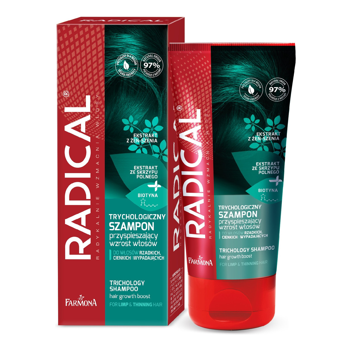 Farmona Radical Trychologiczny szampon przyspieszający wzrost włosów 200ml