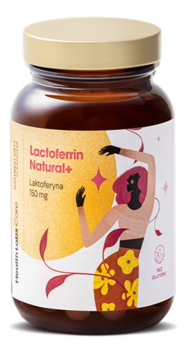 Lactoferrin Natural+ laktoferyna 30 kapsułek