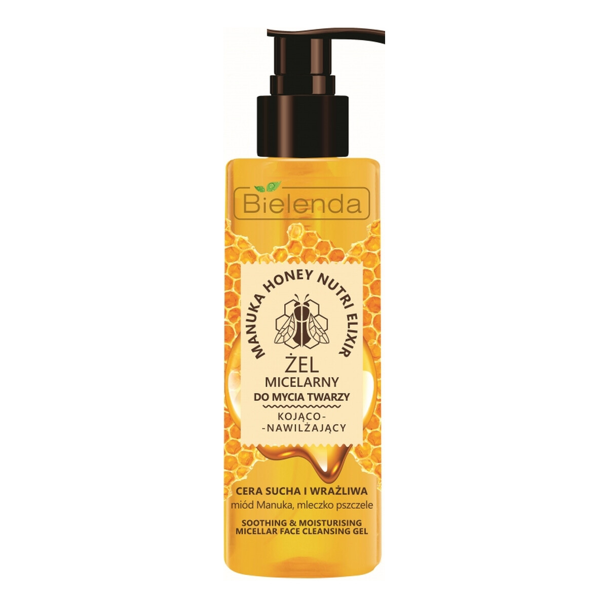 Bielenda Manuka Honey Nutri Elixir Żel micelarny do mycia twarzy kojąco-nawilżający 200g