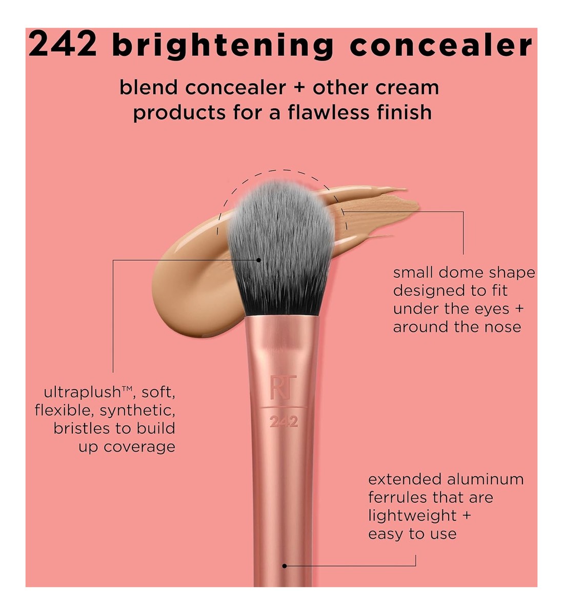 Brightening Concealer Brush pędzelek do aplikacji korektora