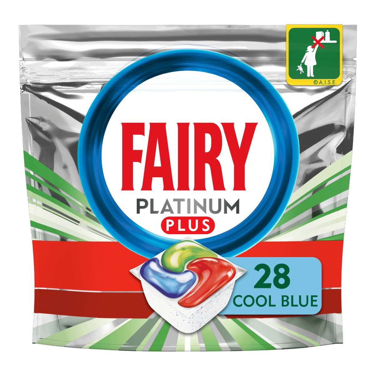 Fairy All In One Kapsułki do zmywarki Platinum Plus Cool Blue