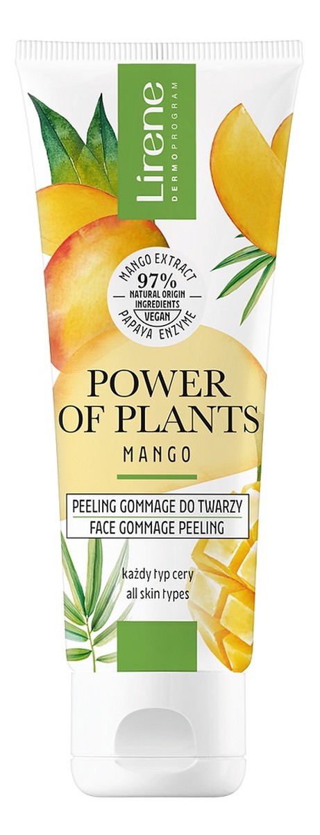 Power of plants peeling gommage do twarzy mango