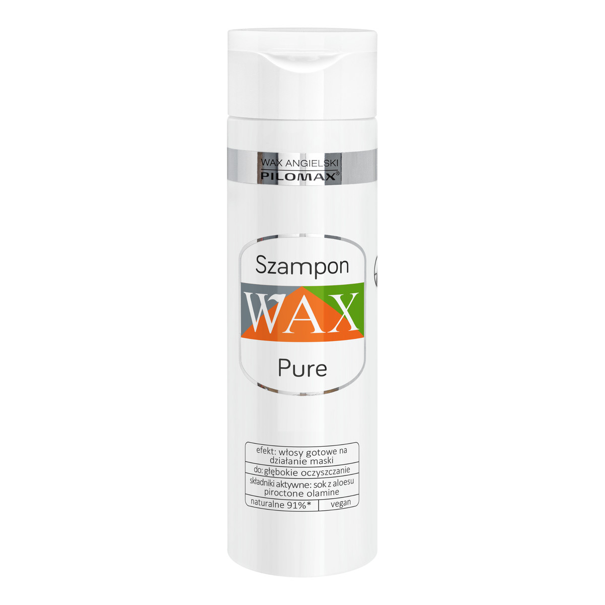 Pilomax Wax Pure Szampon Głęboko Oczyszczający Do każdego koloru włosów przed maskami Wax 250ml
