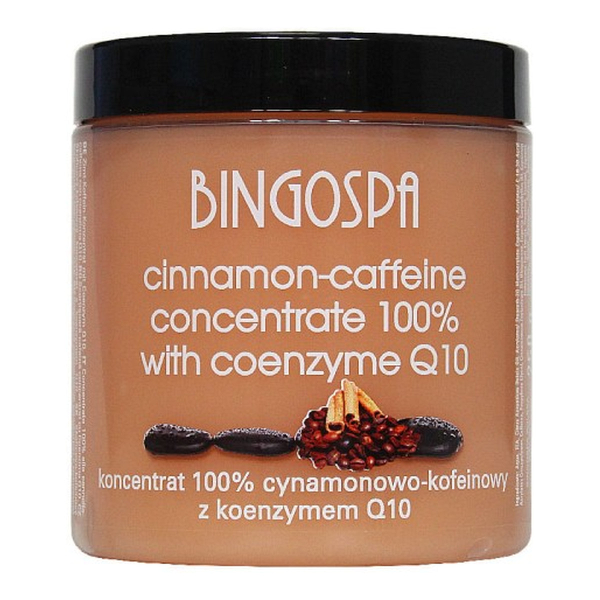 BINGOSPA Koncentrat 100% Cynamonowo - Kofeinowy Z Koenzymem Q10 250g