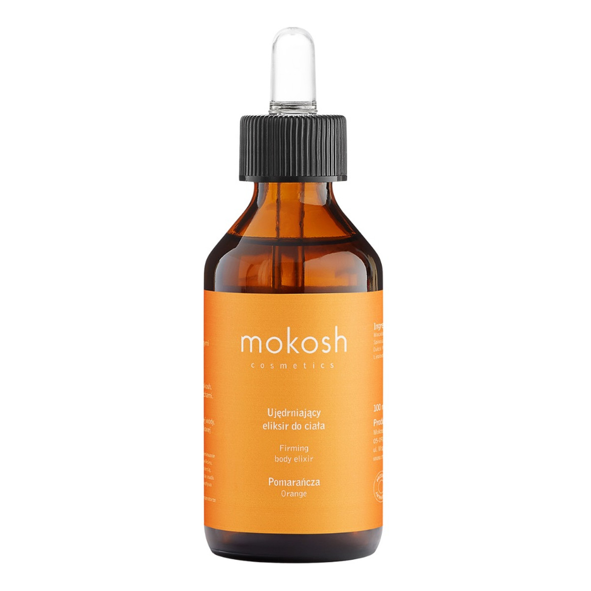 Mokosh Ujędrniający eliksir do ciała pomarańcza 100ml