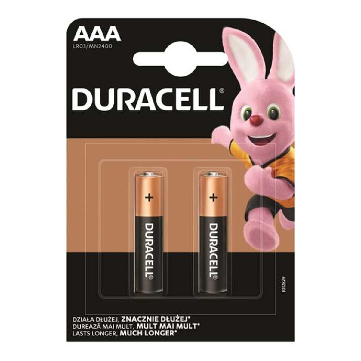 Duracell Baterie Alkaliczne Basic Extra Life AAA LR03/MN2400 (2)