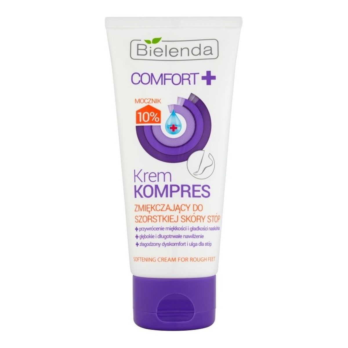 Bielenda Comfort+ Krem Kompres Zmiękczający Do Szorstkiej Skóry Stóp 100ml