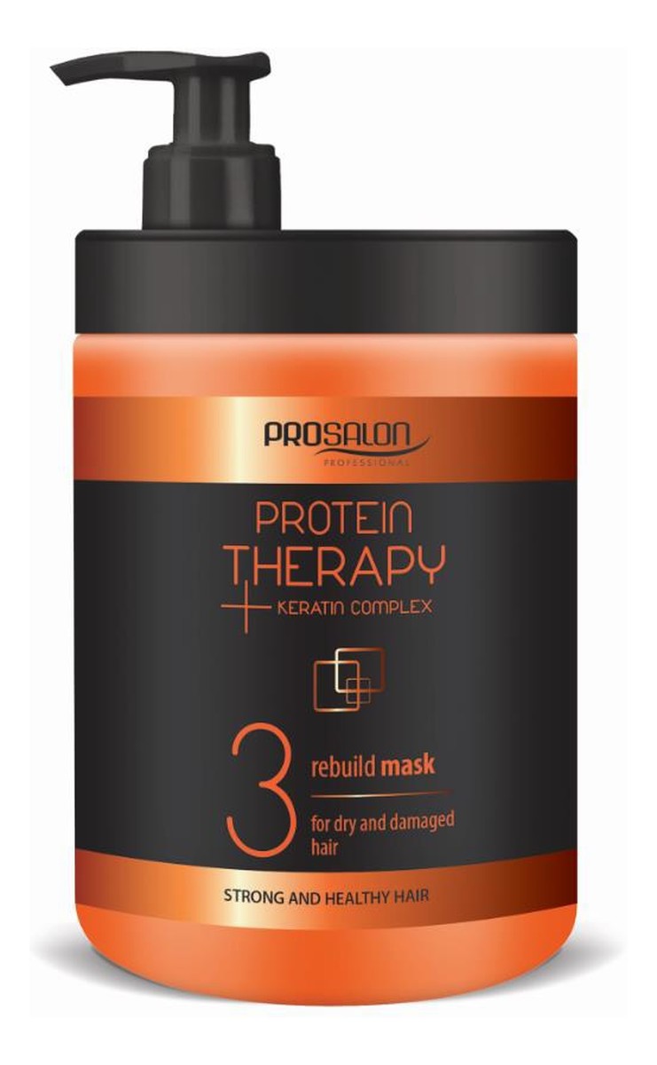 Protein Therapy Keratin Complex Keratyna 3 Mask For Dry And Damaged Hair Maska Odbudowująca Kreatyna & Ekstrakt Z Aloesu