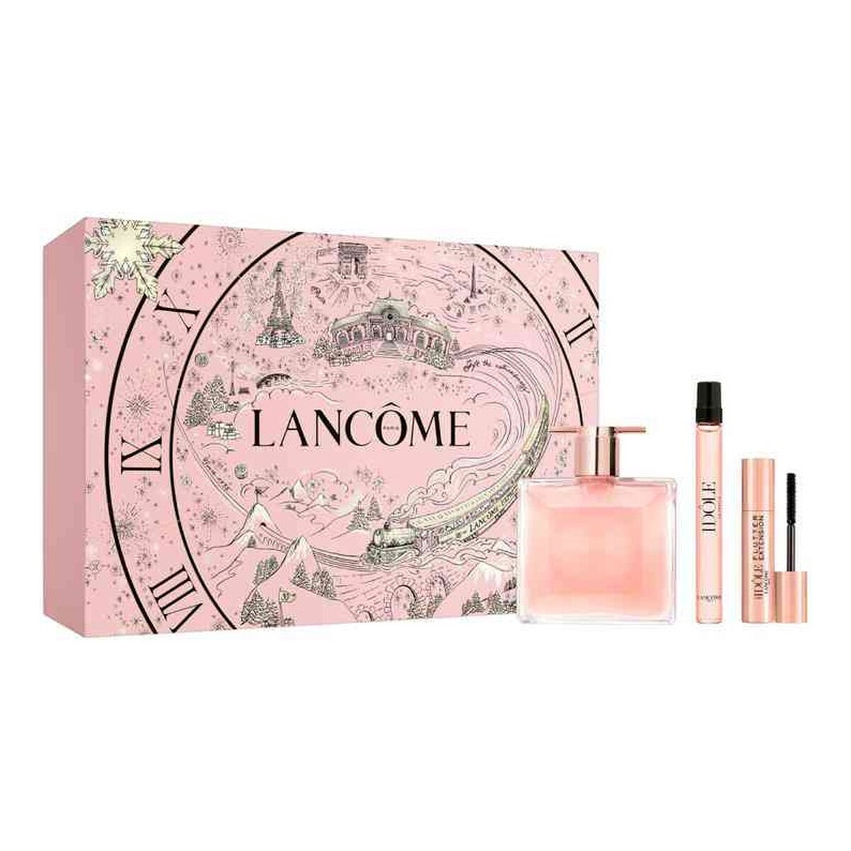 Lancome Idole Zestaw woda perfumowana spray 25ml + woda perfumowana spray 10ml + mini tusz do rzęs 2ml