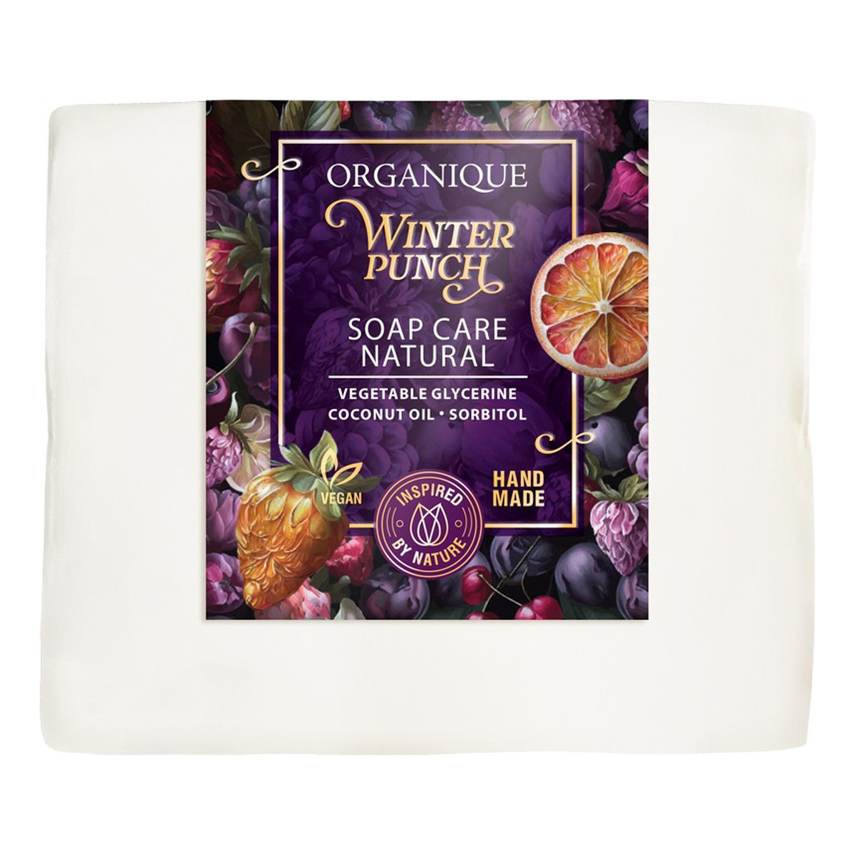 Organique Winter punch Mydło naturalnie pielęgnujące 100g