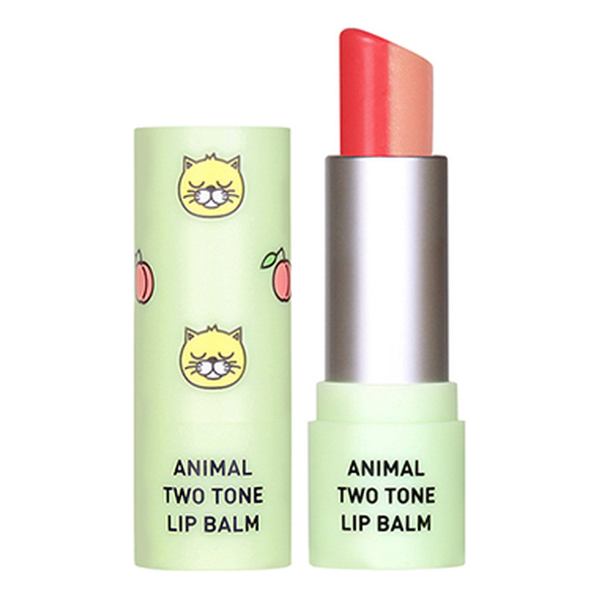 Skin79 Animal Two-Tone Lip Balm Balsam do ust w sztyfcie peach cat 3,8 g