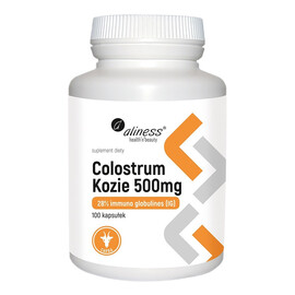 Colostrum kozie ig 28% 500mg suplement diety 100 kapsułek