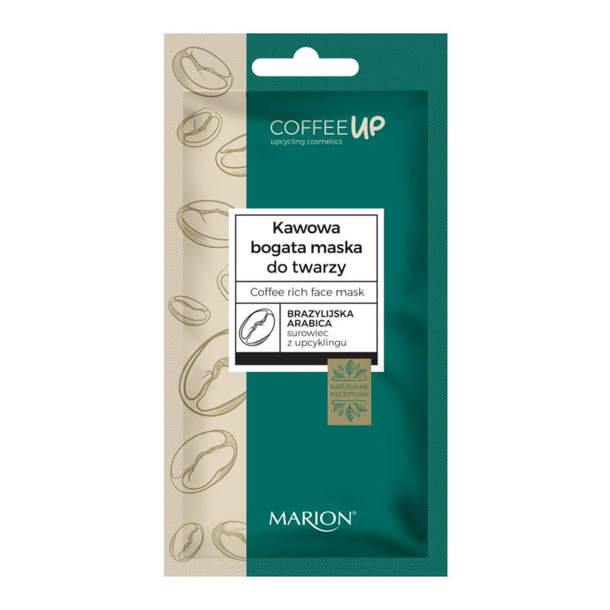 Marion Coffee Up Kawowa maska do twarzy 8ml