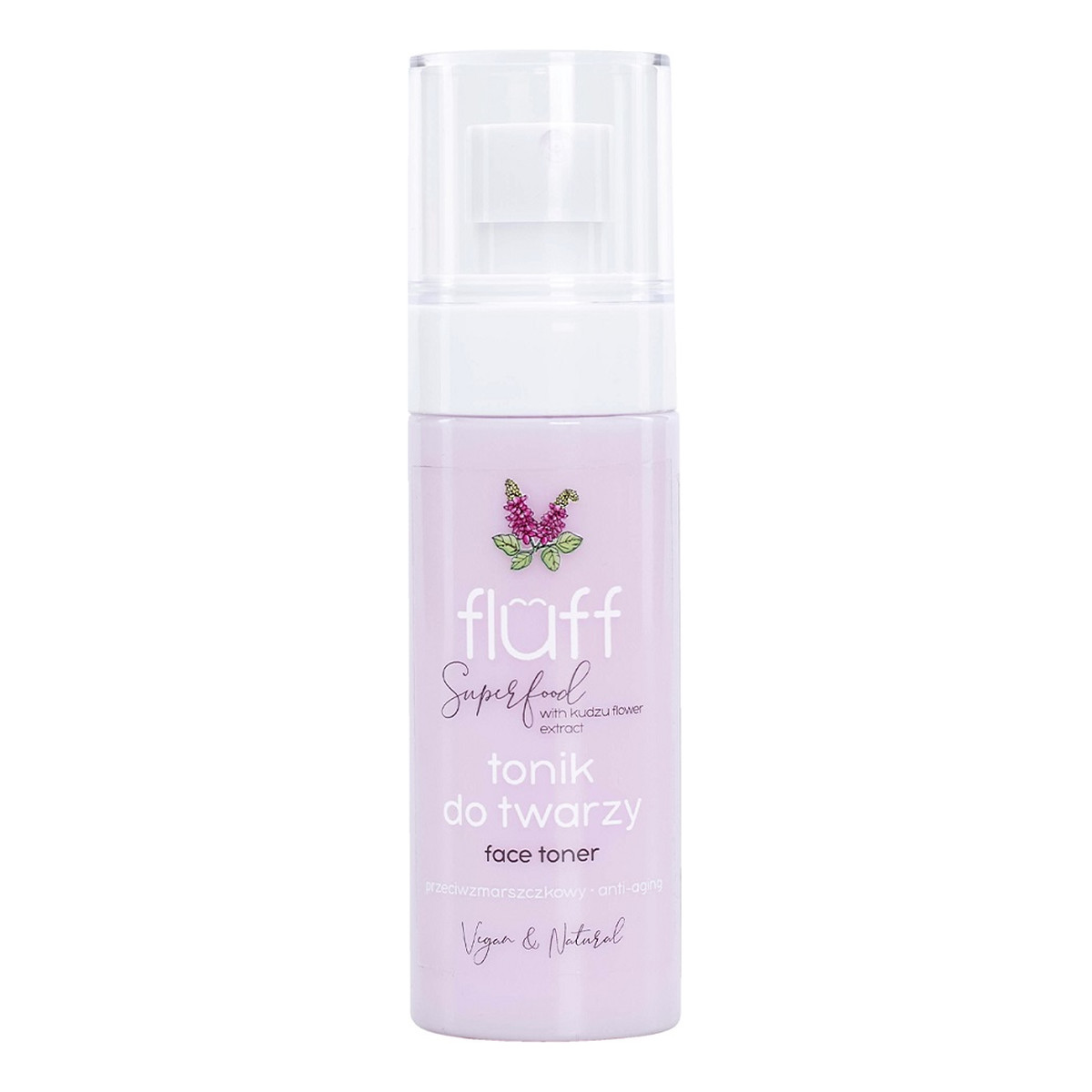 Fluff Superfood face toner anti-aging przeciwzmarszczkowy tonik do twarzy kwiat kudzu 100ml