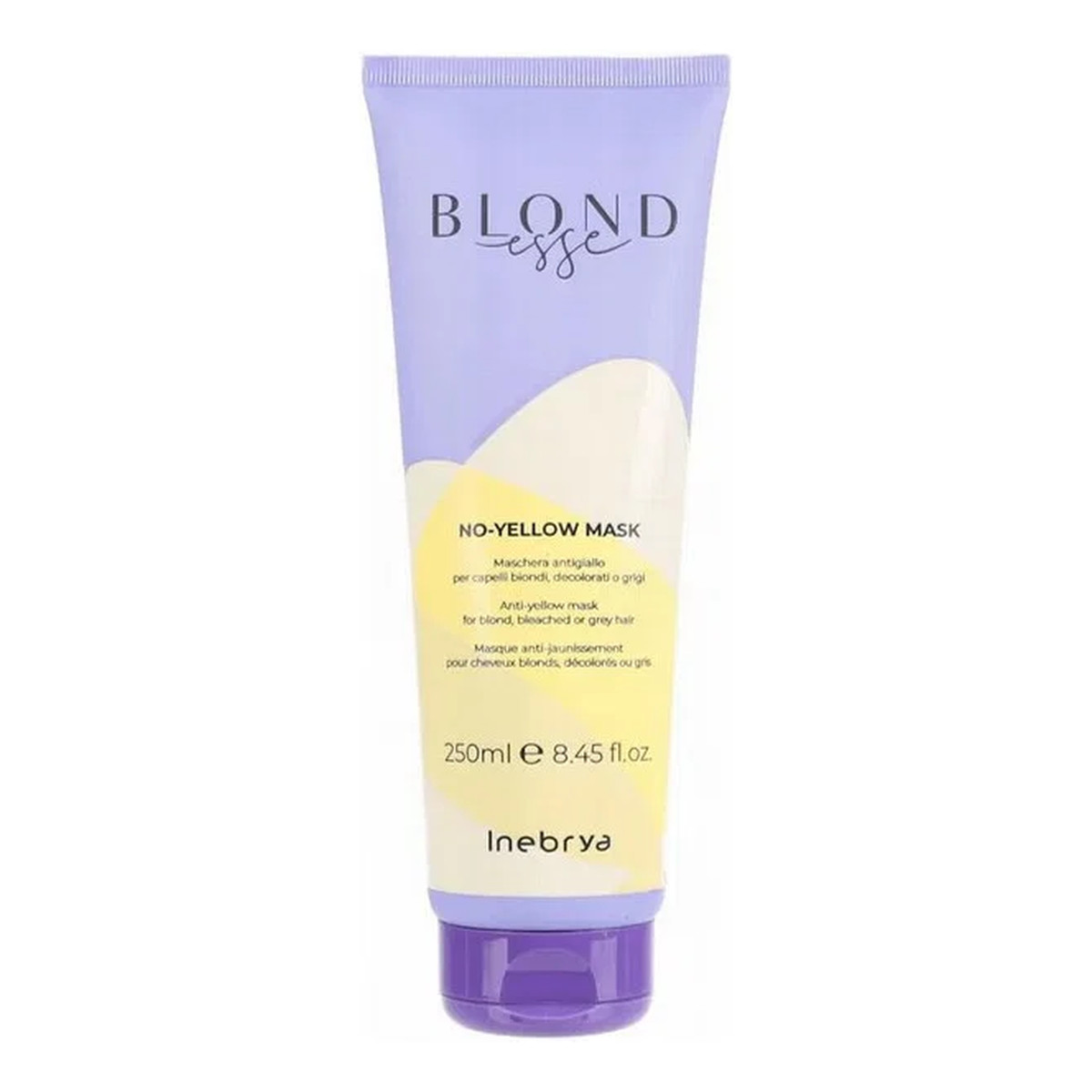 Inebrya Blondesse no-yellow maska do włosów blond rozjaśnianych i siwych 250ml