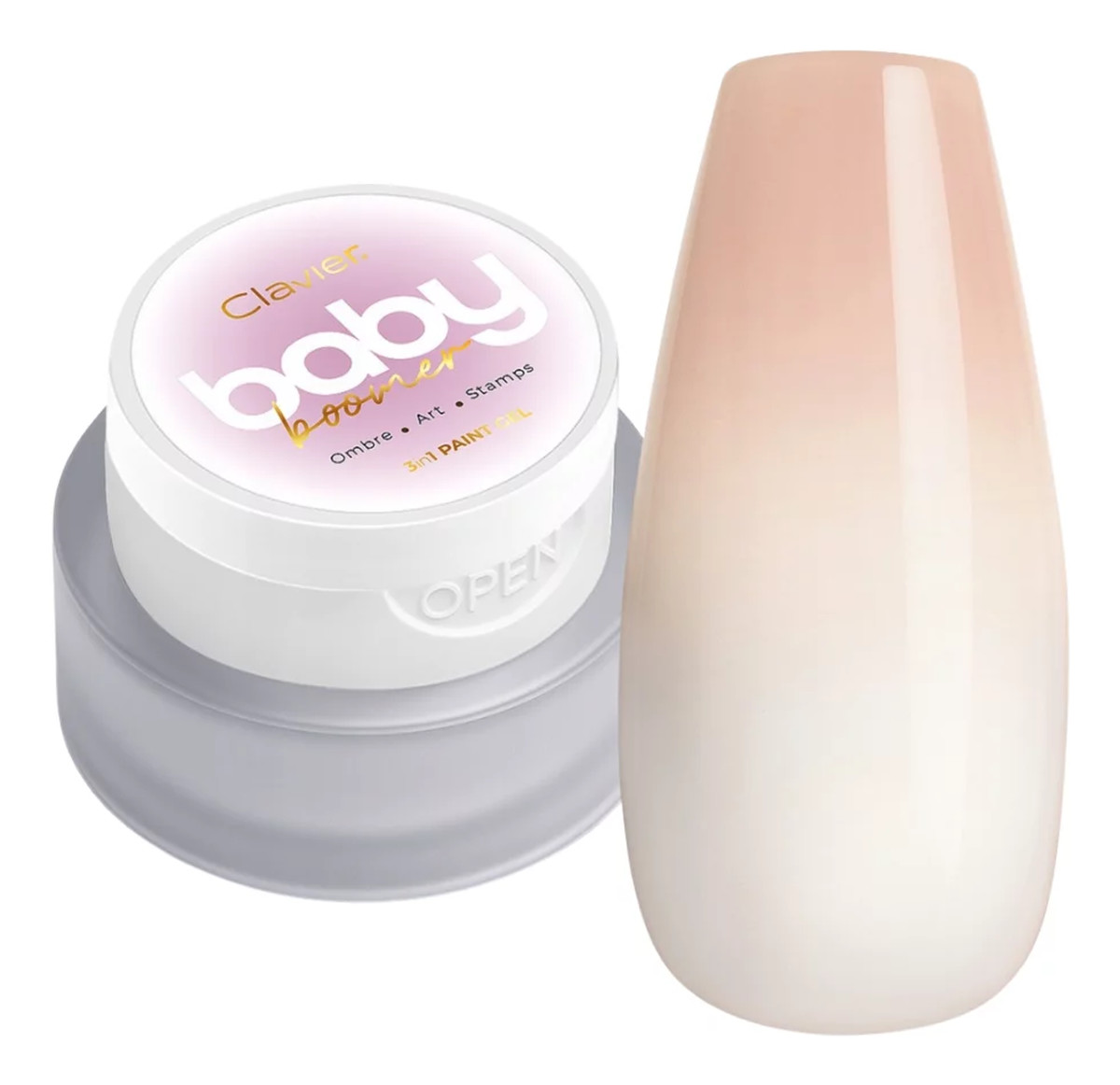 Ombre żel do paznokci 3w1