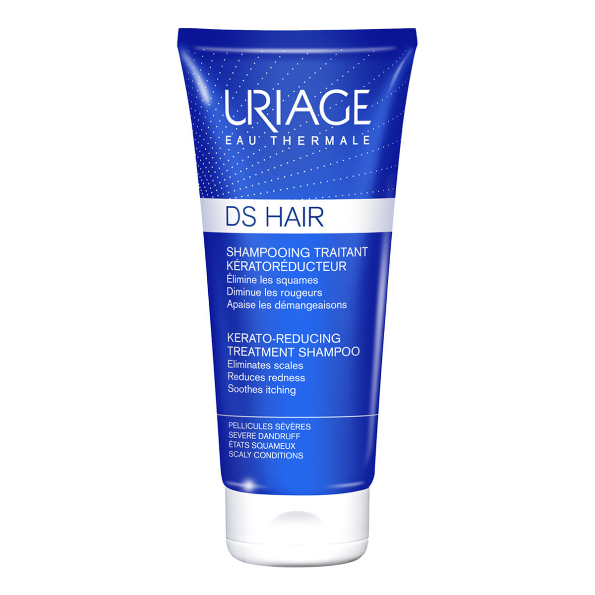 Uriage Ds hair kerato-reducing treatment shampoo łagodzący szampon oczyszczający 150ml