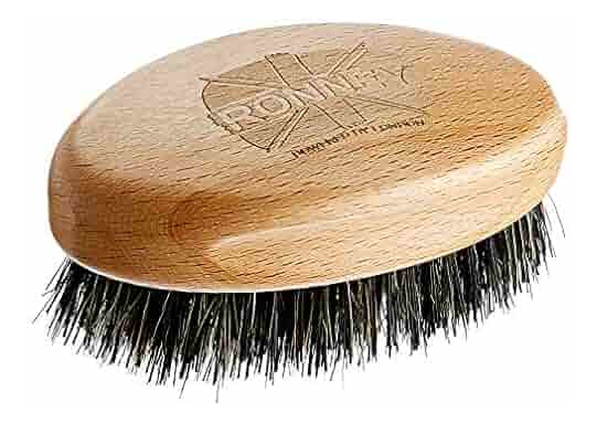 Wooden Beard Brush drewniana szczotka do brody z naturalnego włosia Duża