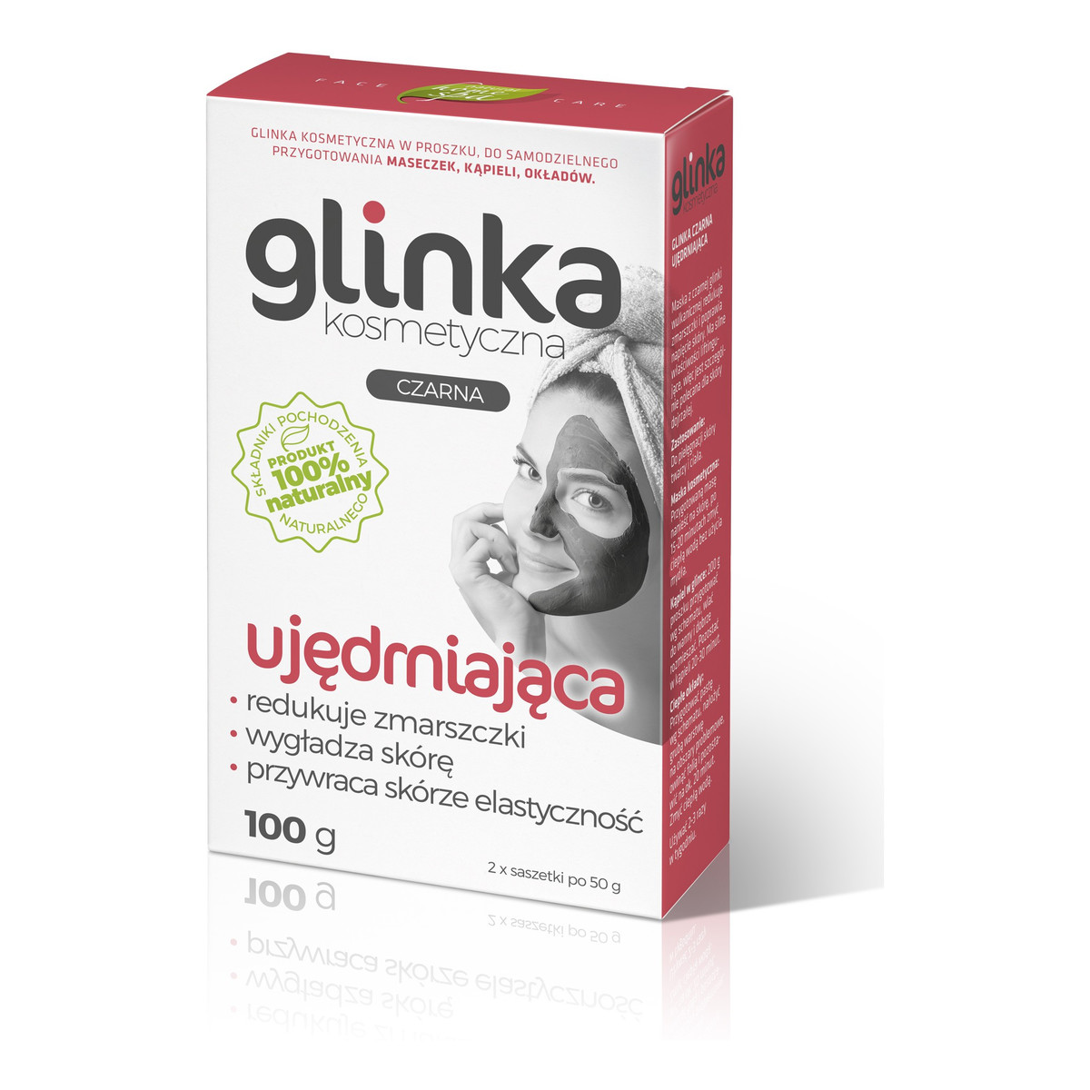 Natural Home SPA Glinka kosmetyczna czarna ujędrniająca 100g