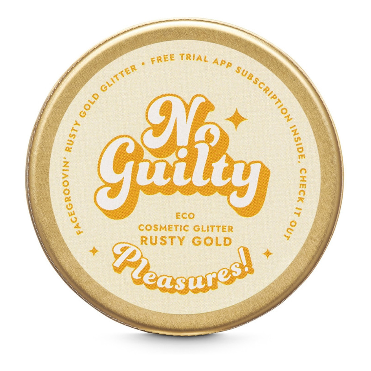 Ministerstwo Dobrego Mydła No Guilty Bio brokat do zdobienia twarzy i ciała - RUSTY GOLD 10g