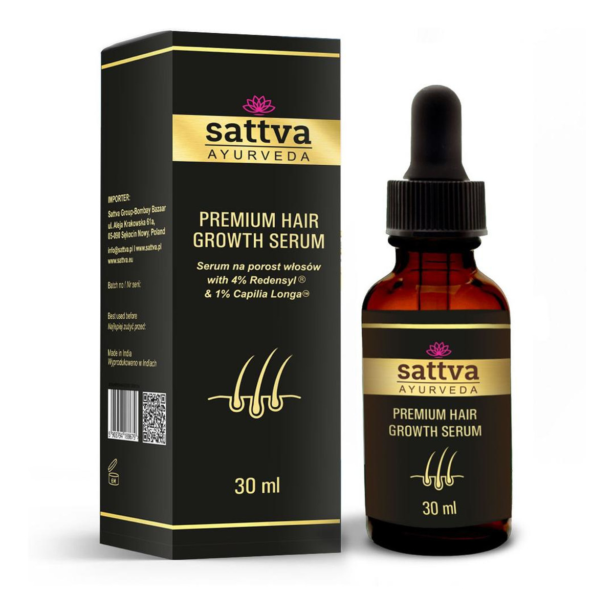 Sattva Premium hair growth serum serum na porost włosów 30ml
