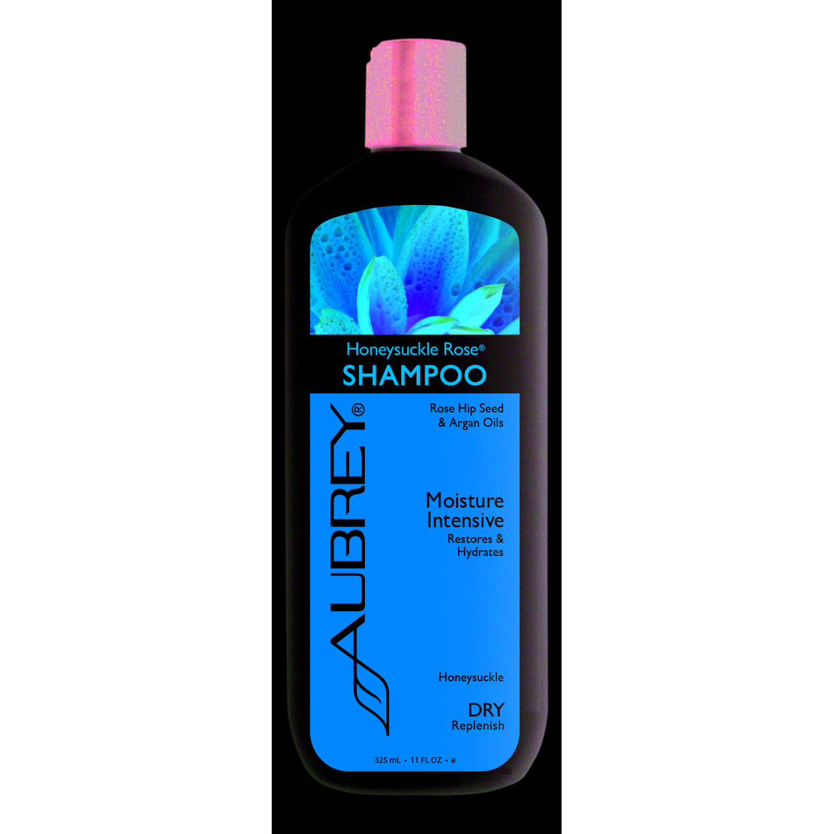 Aubrey Nawilżający szampon do włosów suchych i łamliwych z olejkiem z dzikiej róży i wyciągiem z wiciokrzewu 325ml
