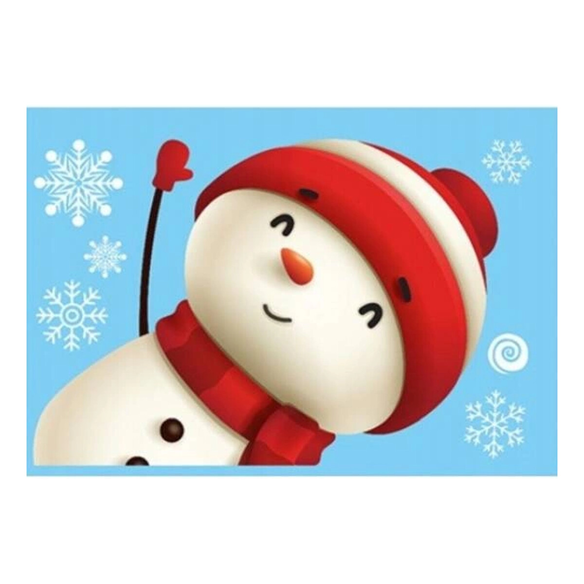 Ecarla Naklejki świąteczne na okno Boże Narodzenie