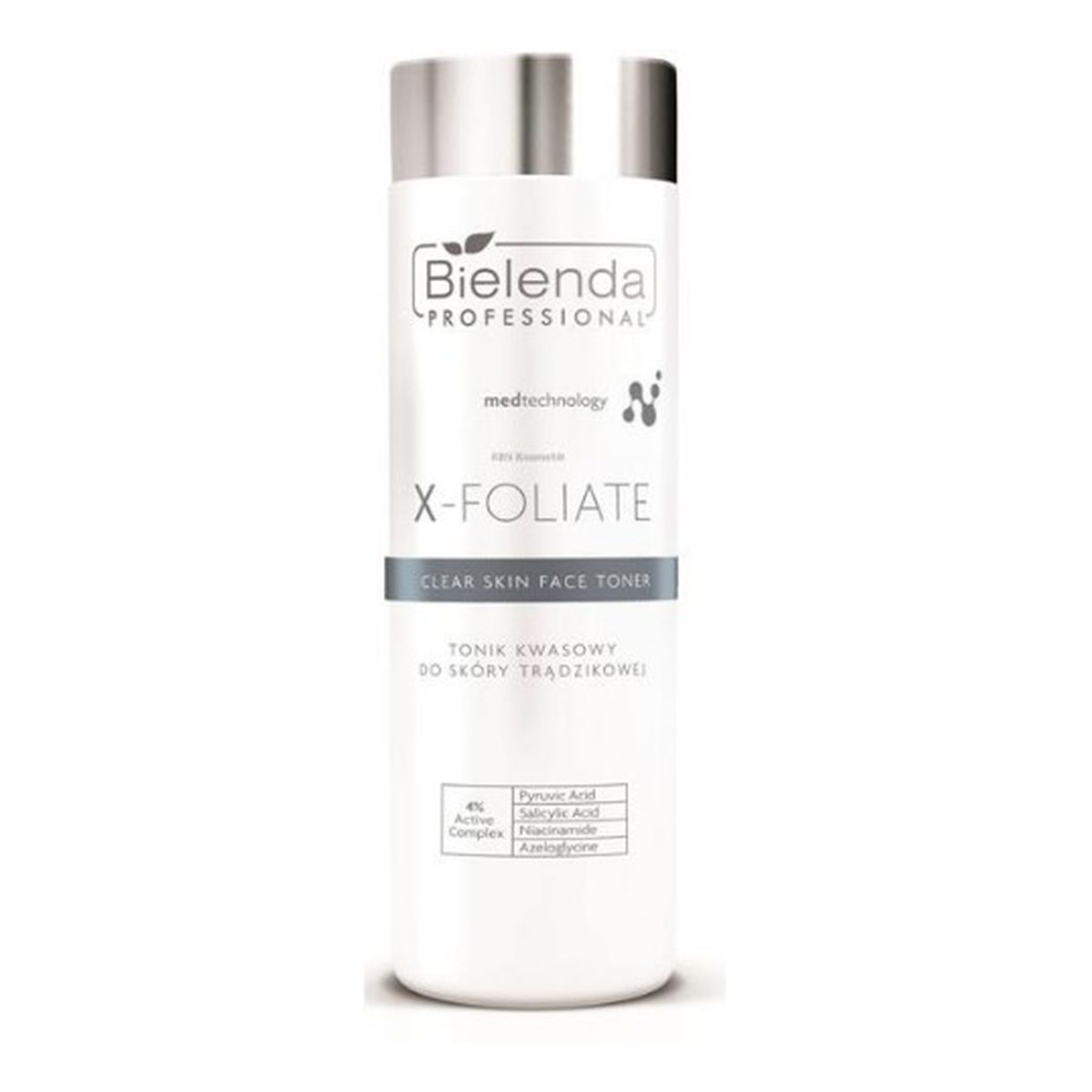 Bielenda Professional X- FOLIATE Clear Skin Tonik kwasowy do skóry trądzikowej 200ml