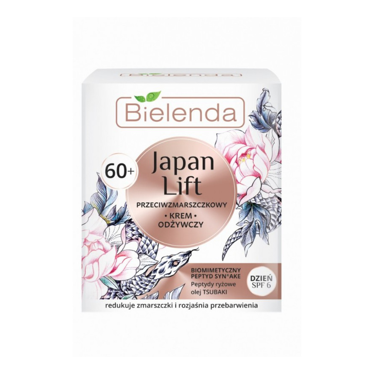 Bielenda JAPAN LIFT 60+ KREM DO TWARZY DZIEŃ ODŻYWCZY 50ml