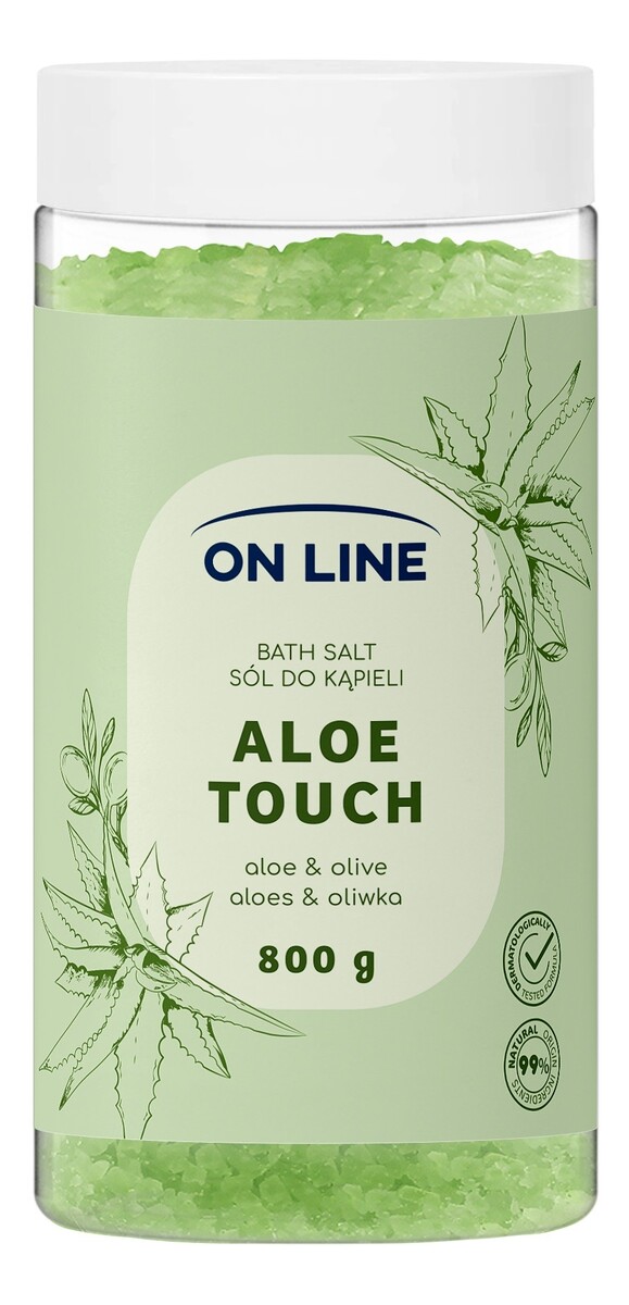 Sól do kąpieli Aloe Touch