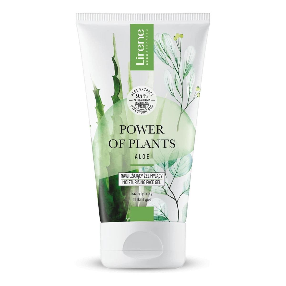 Lirene Power of Plants Nawilżający żel myjący Aloes 150ml