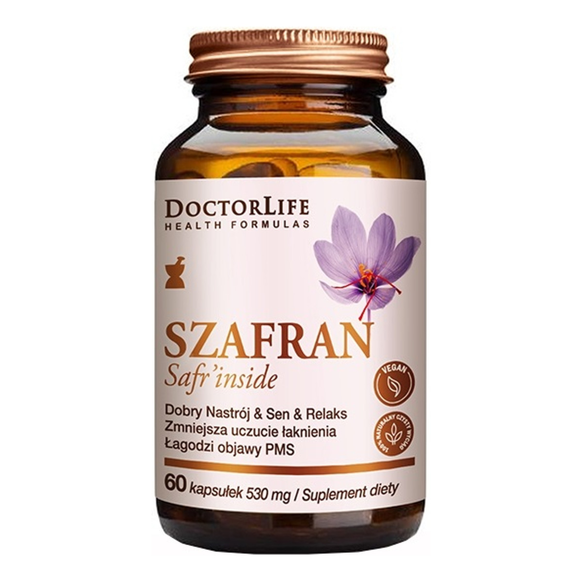 Doctor Life Szafran safr'inside suplement diety 60 kapsułek