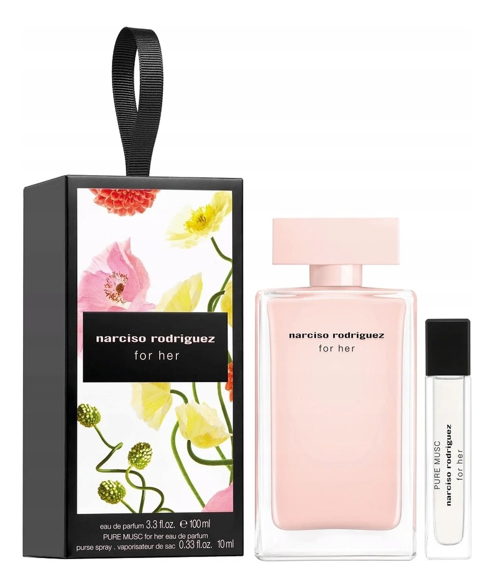 Zestaw for her woda perfumowana spray 100ml + pure musc for her woda perfumowana spray 10ml