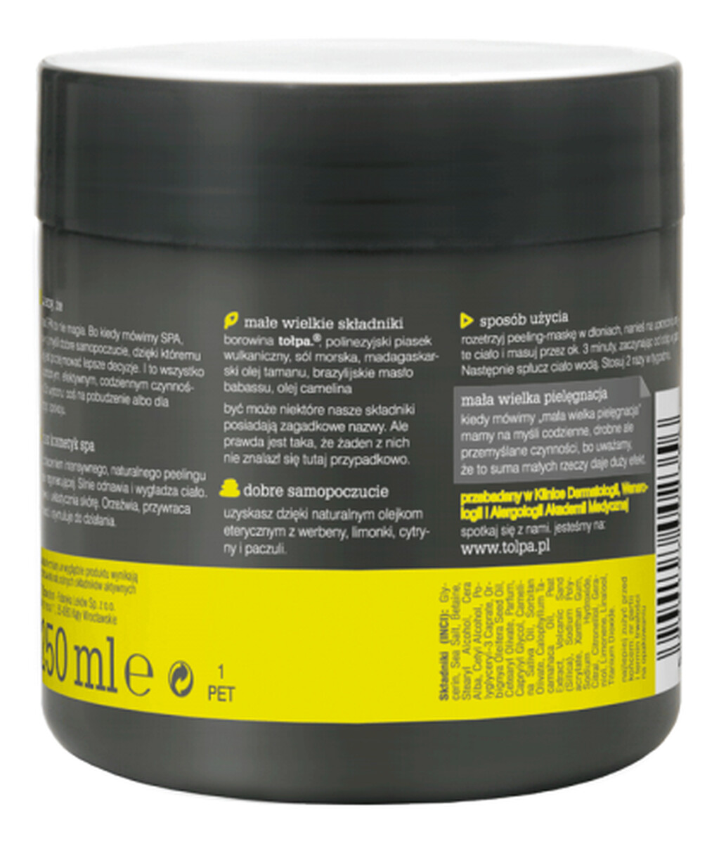 Orzeźwiający Peeling Maska Intensywnie Odnawiający Ciało