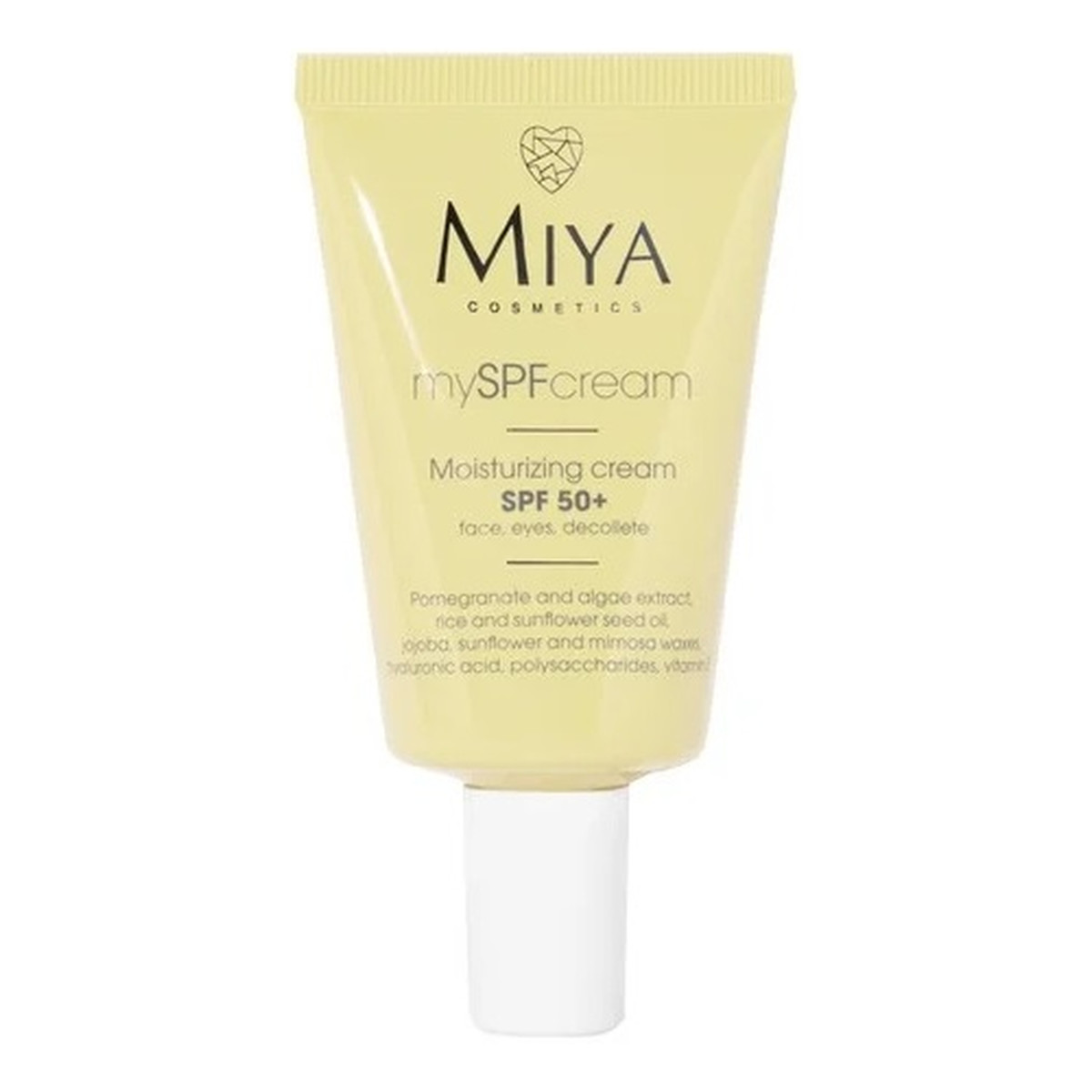 Miya Cosmetics My SPF Cream Nawilżający krem do twarzy oczu i dekoltu SPF50+ 40ml