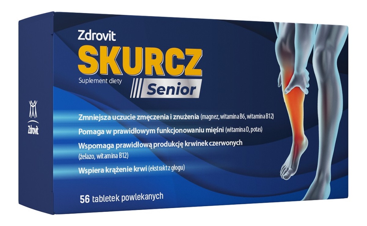 Skurcz senior suplement diety 56 tabletek powlekanych