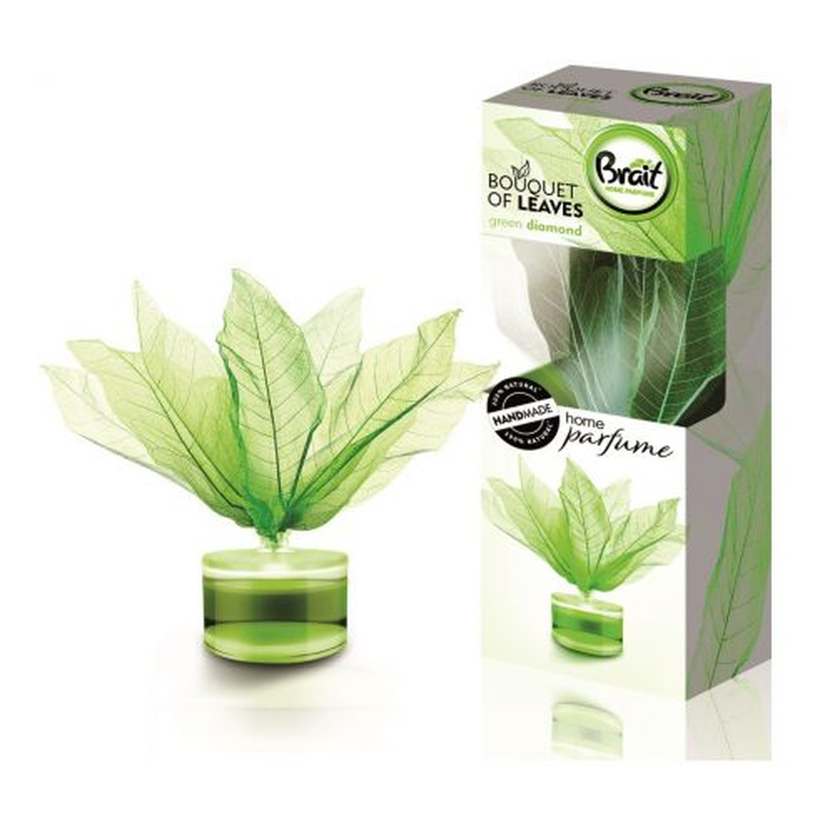 Brait Green Diamond Bouquet of Leaves Listki odświeżające powietrze 50ml