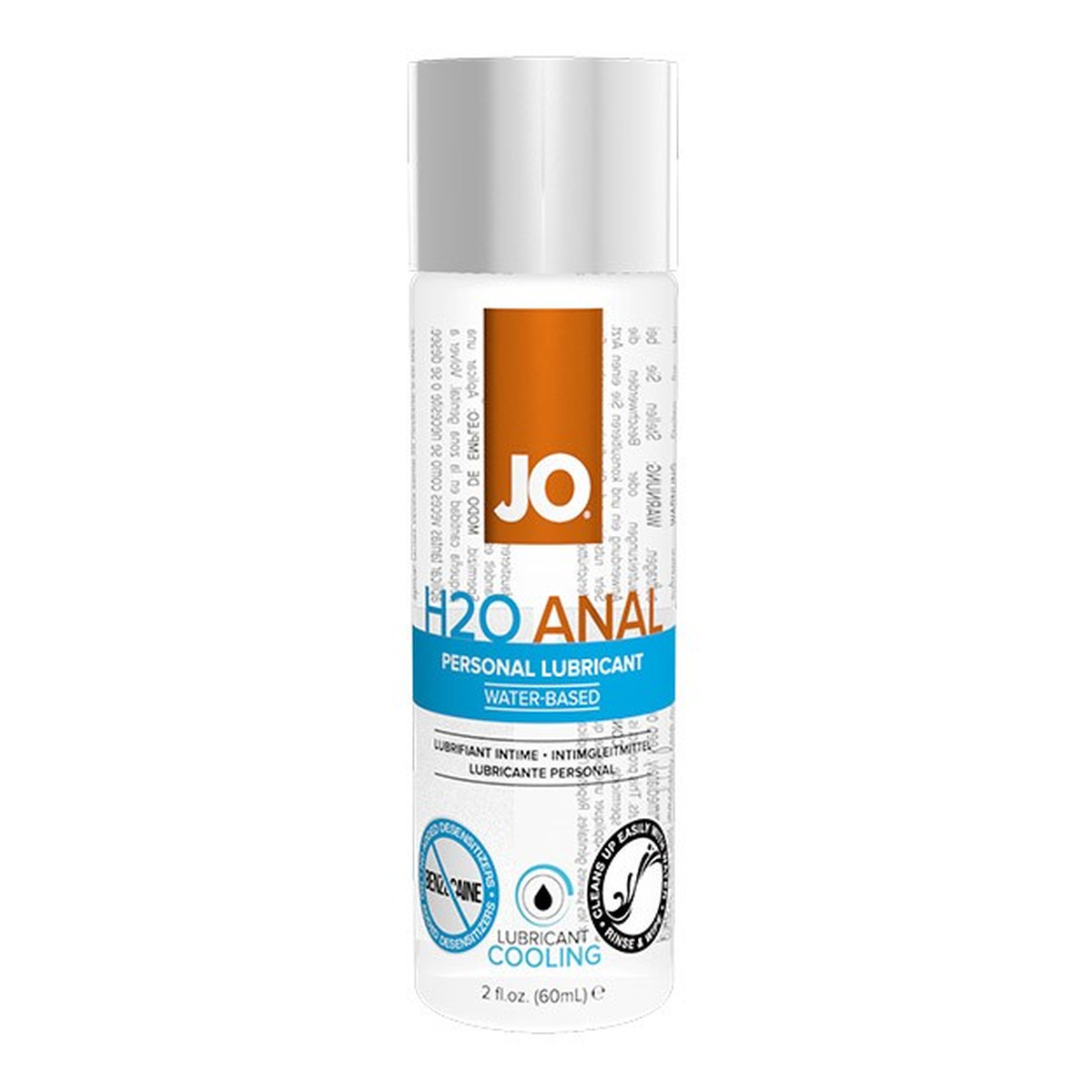 System Jo H2o anal cooling personal lubricant chłodzący lubrykant analny na bazie wody 60ml