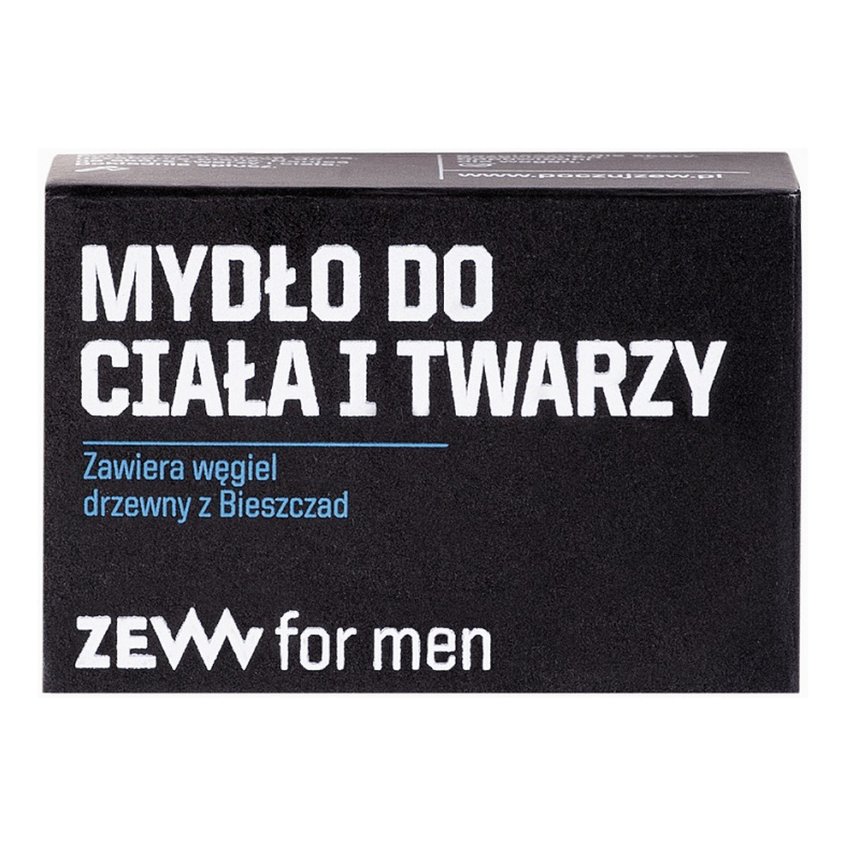 Zew For Men Mydło do ciała i twarzy z węglem drzewnym z bieszczad 85ml