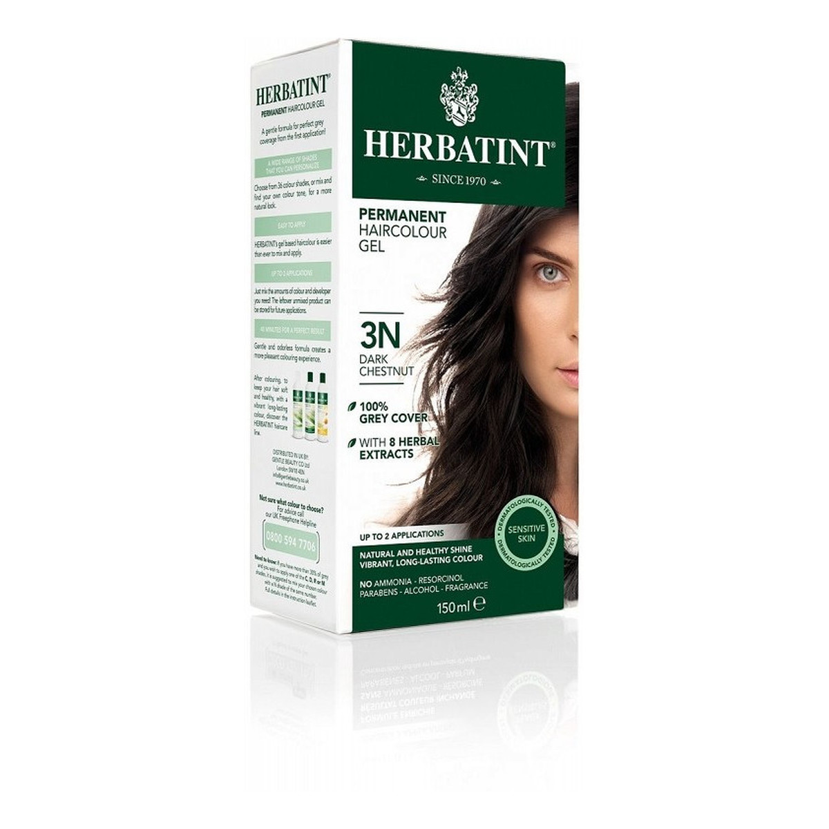 Herbatint Trwała Farba Do Włosów W Żelu 150ml