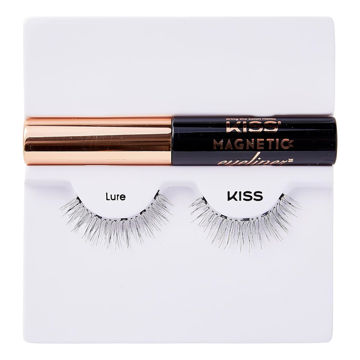 Kiss Zestaw Lure Rzęsy magnetyczne + eyeliner