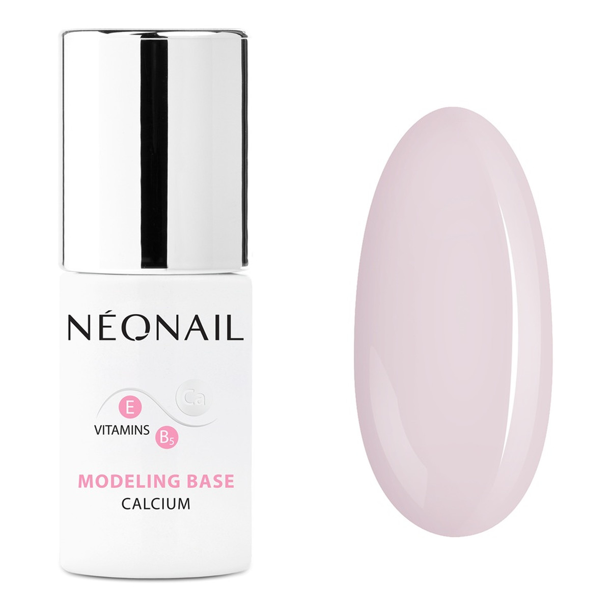 NeoNail Modeling base calcium baza hybrydowa basic pink 7.2ml