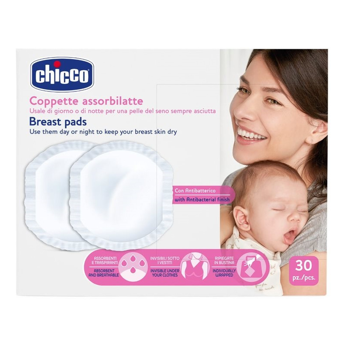 Chicco Breast pads wkładki laktacyjne 30szt