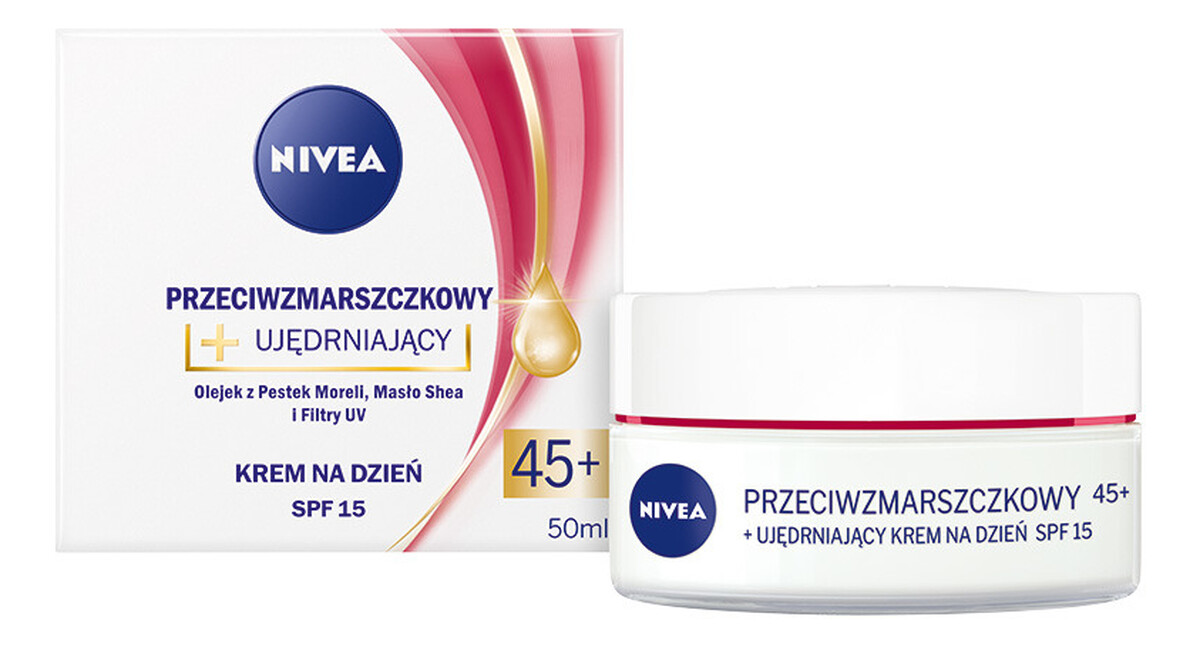 Przeciwzmarszczkowy Krem ujędrniający 45+ na dzień