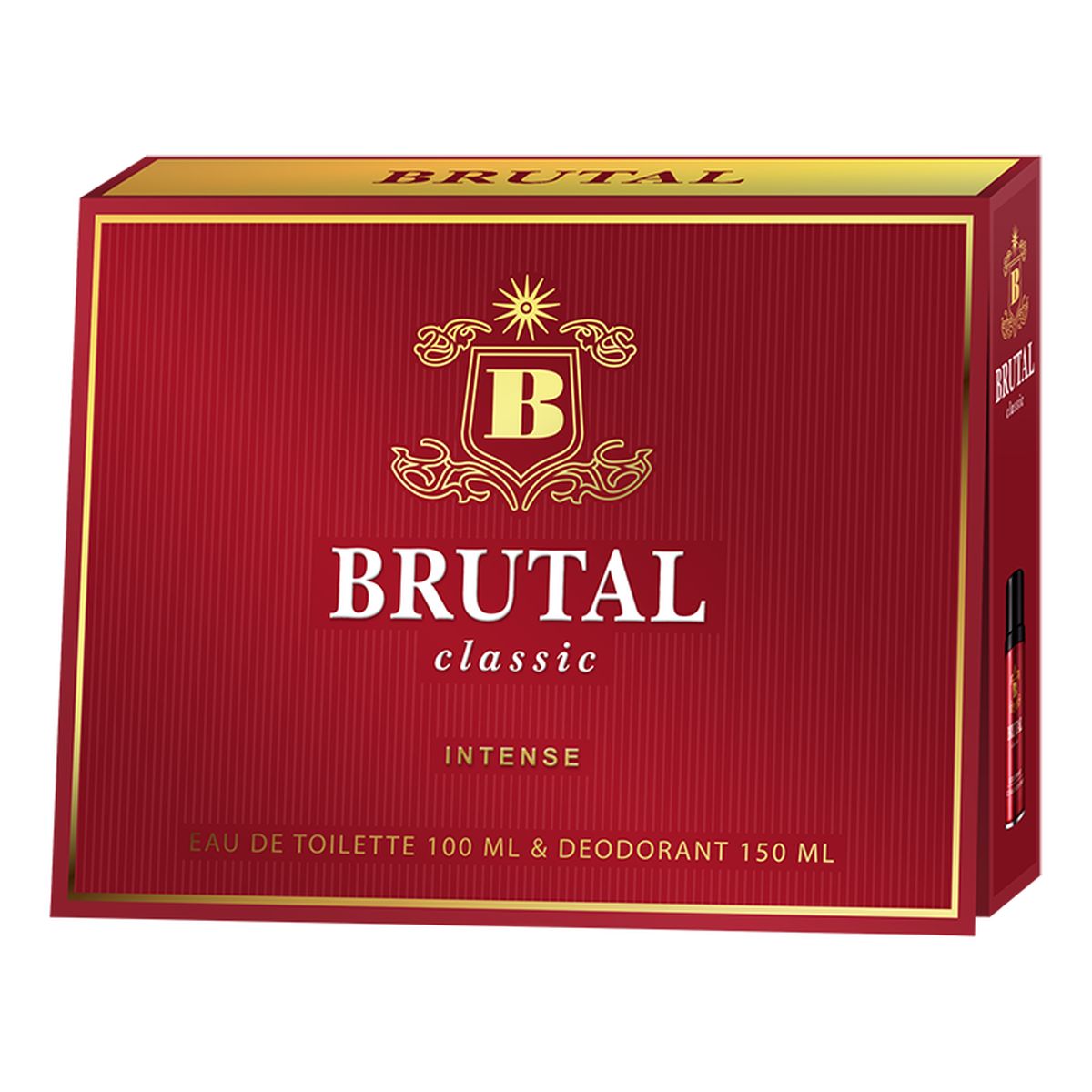 Brutal Classic Intense zestaw prezentowy (woda toaletowa 100ml + dezodorant spray 150ml) 150ml