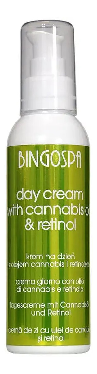 Krem na dzień z olejem Cannabis i retinolem