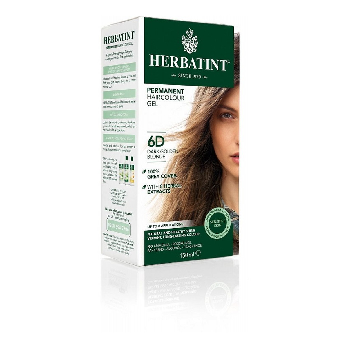Herbatint Trwała Farba Do Włosów W Żelu 150ml