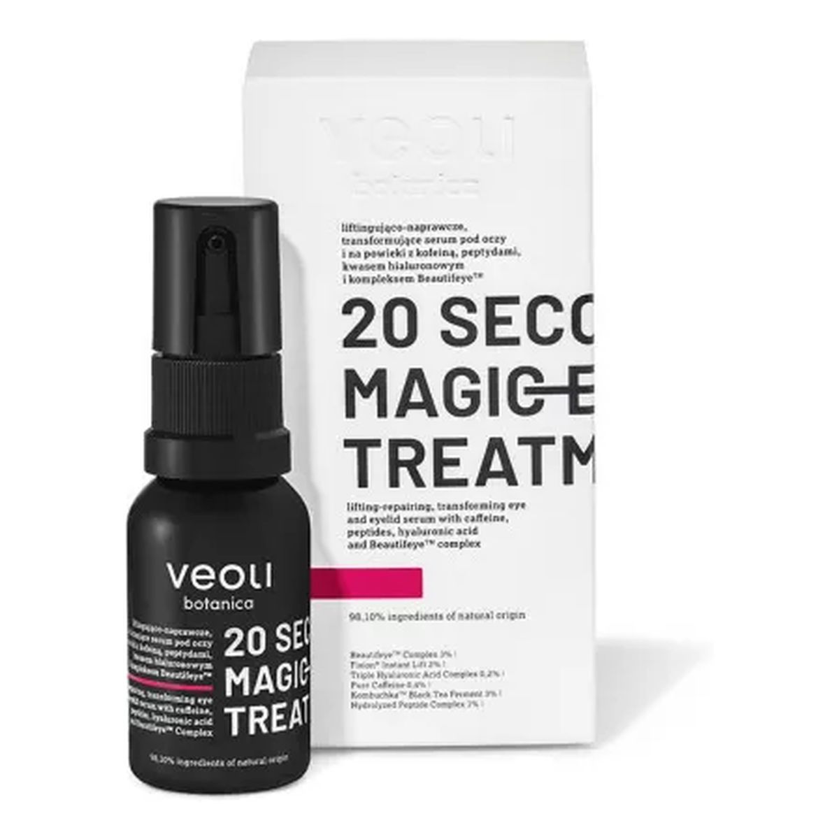 Veoli Botanica 20 seconds magic eye treatment liftingująco-naprawcze serum pod oczy i na powieki 15ml