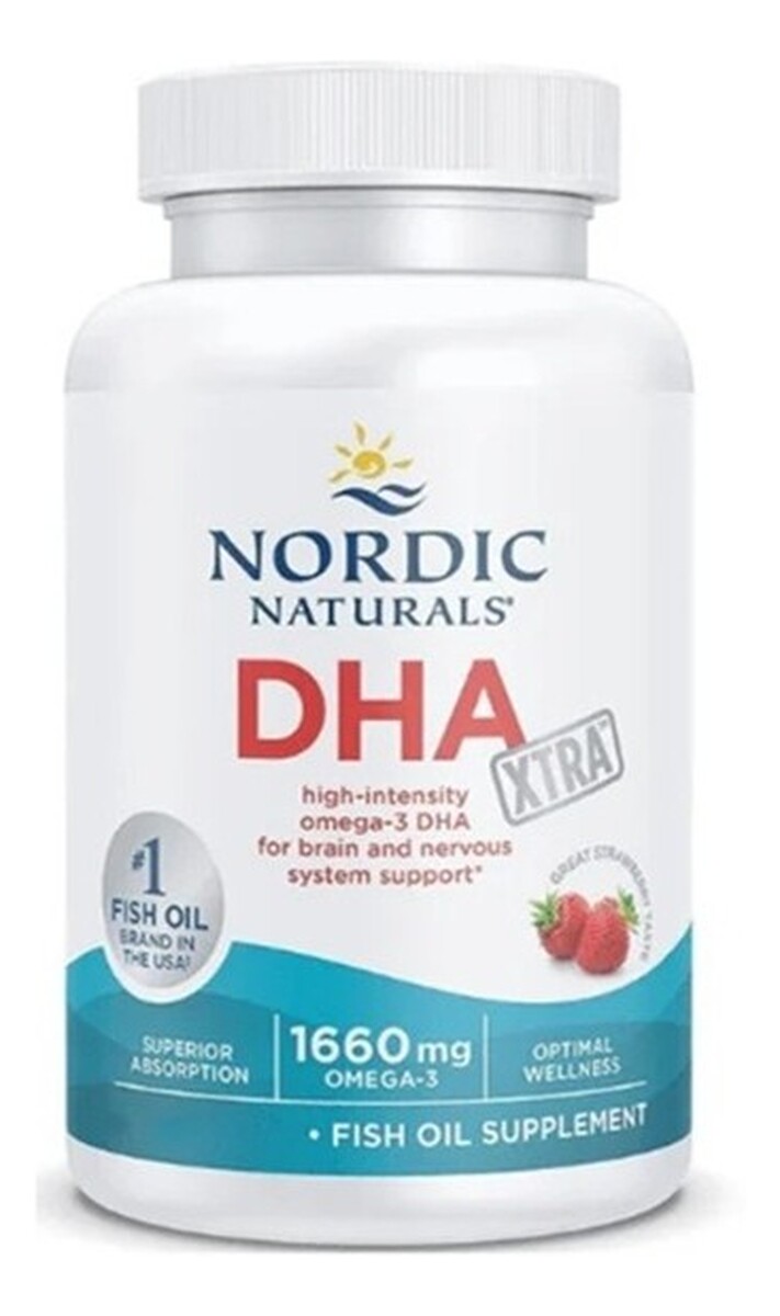 Dha xtra wysoko skoncentrowane kwasy dha suplement diety truskawka 60 kapsułek