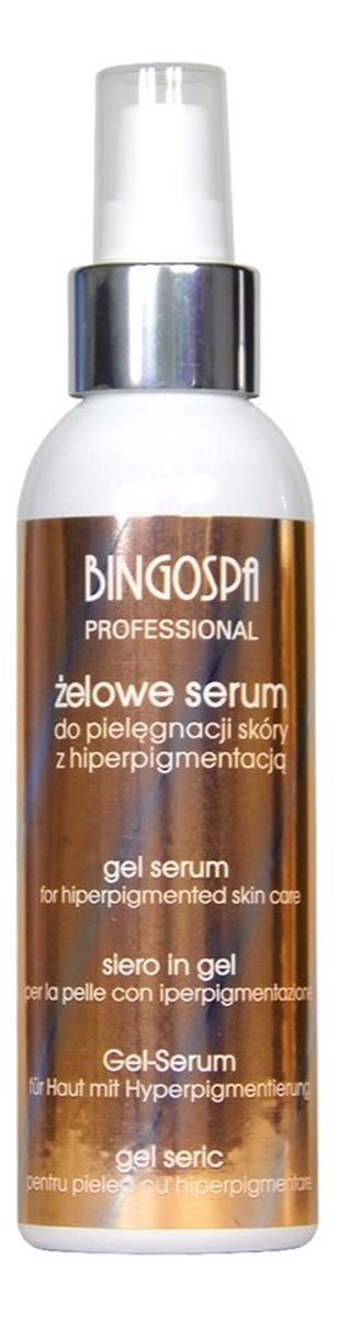 Żelowe serum do pielęgnacji skóry z hiperpigmentacją